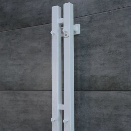 Vertaduro - Електрически сушилник за кърпи с термостат VEO 70W/230V 120x9 cm IP44 бял десен