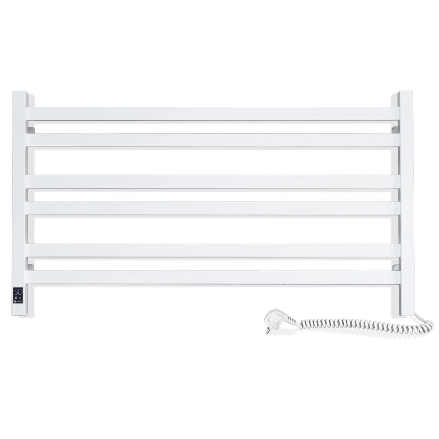 Vertaduro - Електрически сушилник за кърпи с термостат AVA 181W/230V 50x90 cm IP44 бял, десен