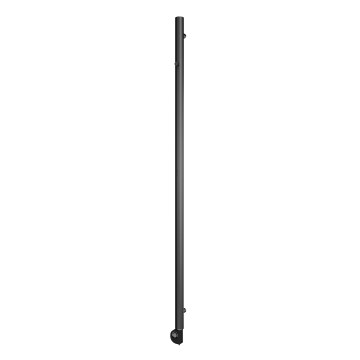Vertaduro - Радиатор за баня ERDA с термостат, 400 W, 180 x 5 см, антрацит