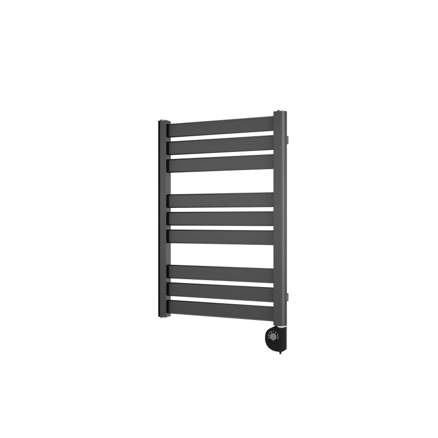 Vertaduro - Радиатор за баня LUCY с термостат, 400 W, 73 x 50 см, антрацит