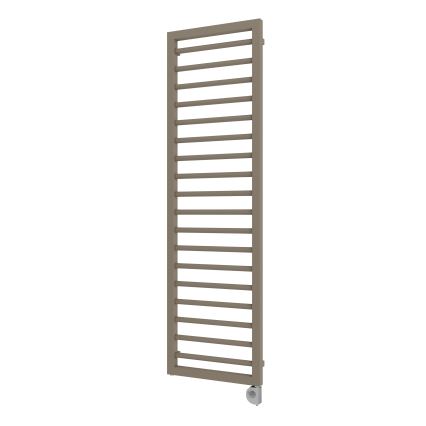 Vertaduro - Радиатор за баня с термостат ADEL 600 W 172x50 см таупе