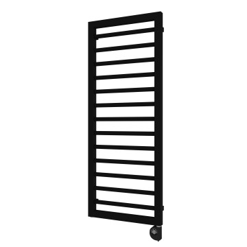Vertaduro - Радиатор за баня с термостат ADEL 600W 128x50 см черен
