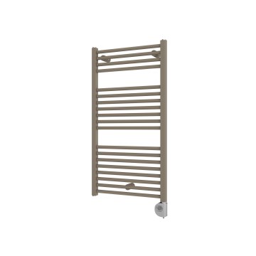 Vertaduro - Радиатор за баня с термостат DENISE 400 W 94x50 см таупе