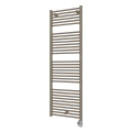Vertaduro - Радиатор за баня с термостат DENISE 600W 154x50 см таупе