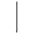 Vertaduro - Радиатор за баня с термостат ERDA 400W 180x5 cm черен
