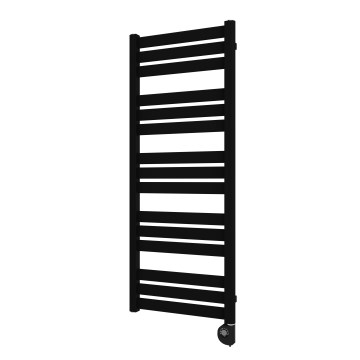 Vertaduro - Радиатор за баня с термостат LUCY, 600 W, 125 x 50 см, черен