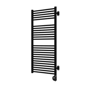 Vertaduro - Радиатор за баня с термостат MEG 600W 118x50 cm черен