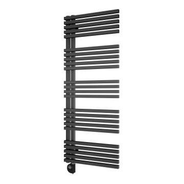 Vertaduro - Радиатор за баня с термостат MICHELLE 600W 129x50 cm антрацит
