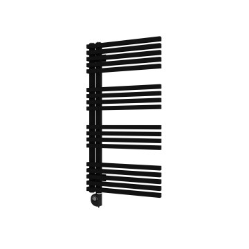 Vertaduro - Радиатор за баня с термостат MICHELLE 600W 97x50 cm черен