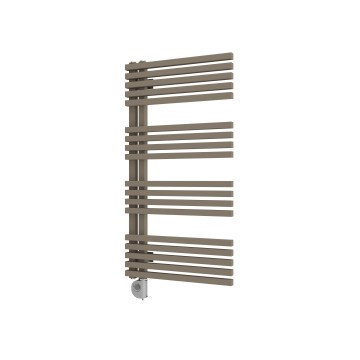 Vertaduro - Радиатор за баня с термостат MICHELLE 600W 97x50 см таупе