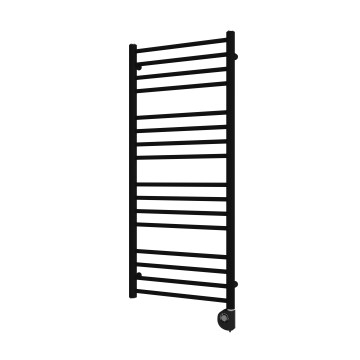 Vertaduro - Радиатор за баня с термостат SIMONE 400W 114x50 см черен