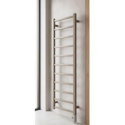 Vertaduro - Радиатор за баня с термостат ZOE 400W 114x40 cm таупе