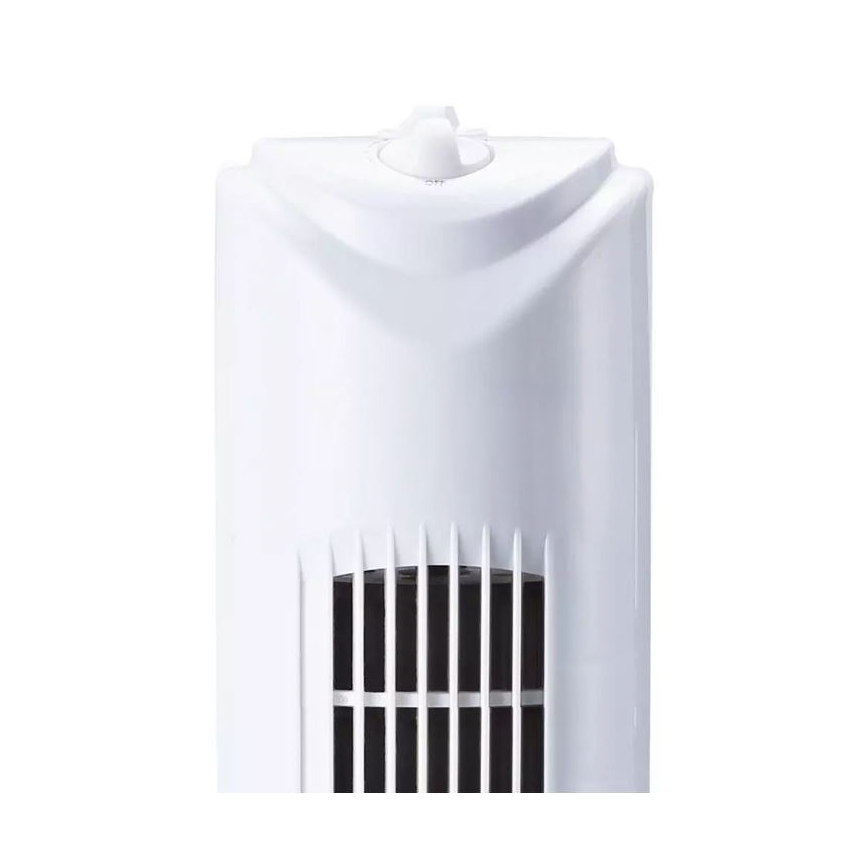 Вертикален вентилатор с таймер 45W/230V бял