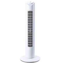 Вертикален вентилатор с таймер 45W/230V бял