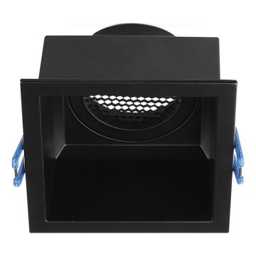 Вградена лампа GU10 9x9 см черна