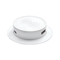 Вградено безжично зарядно устройство + USB A+C бял