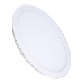 Вградено LED осветително тяло LED/18W/230V 3000/4000/6000K Ø 22,5 см бяло