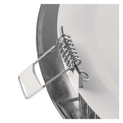 Вградено LED осветително тяло NEXXO LED/12,5W/230V 3000/3500/4000K, сребристо, диаметър 17 cm