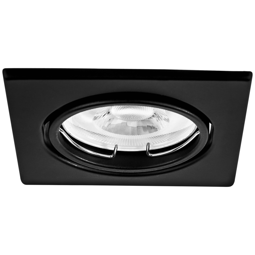 Вградено осветително тяло 1xGU10/MR16/10W/230V 9x9 cm черно