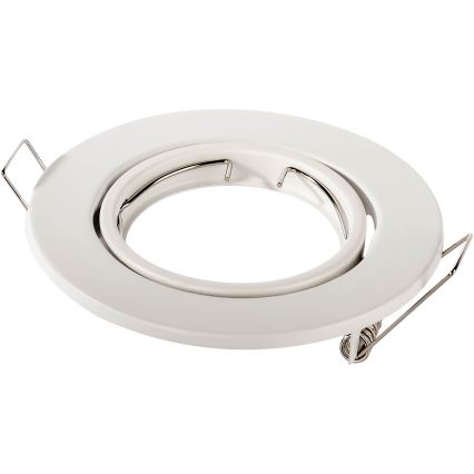 Вградено осветително тяло 1xGU10/MR16/10W/230V, Ø 9 см, бяло