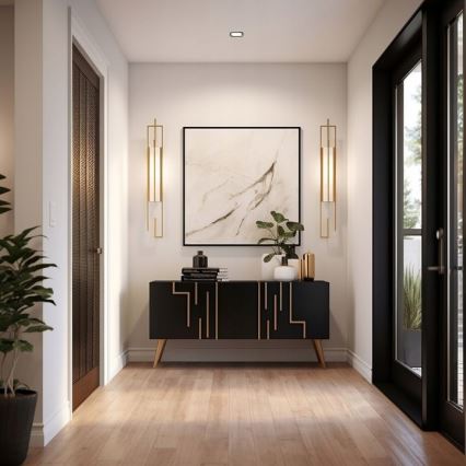 Вградено осветително тяло 1xGU10/MR16/10W/230V Ø 9 см, черно