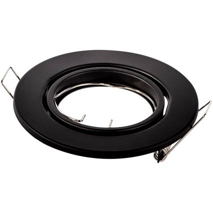 Вградено осветително тяло 1xGU10/MR16/10W/230V Ø 9 см, черно