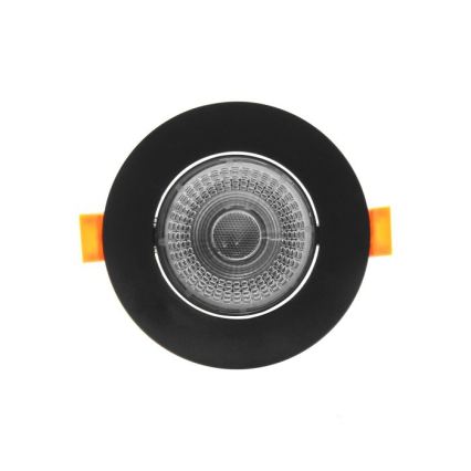 Вградено таванно осветително тяло BRINO LED/3/5/7W/230V 3000/4000/6500K черно