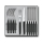 Victorinox - 12-частов комплект прибори SWISS MODERN, черен