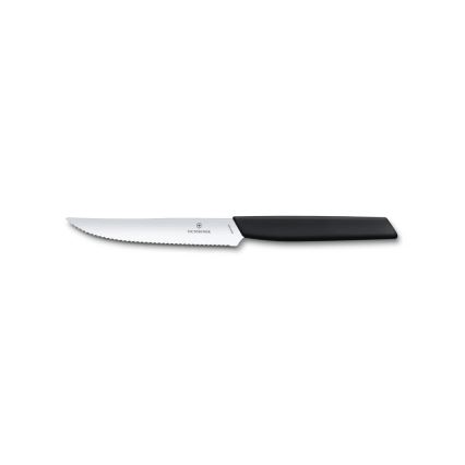 Victorinox - 12-частов комплект прибори SWISS MODERN, черен