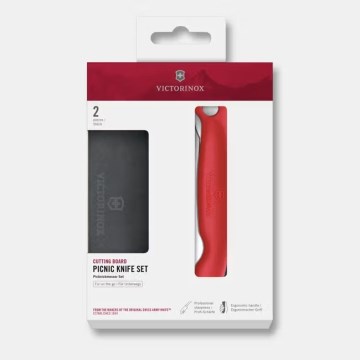 Victorinox - Джобен нож SWISS CLASSIC 11 см червен + дъска за рязане