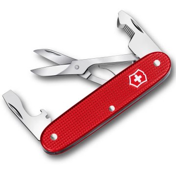 Victorinox - Многофункционален джобен нож COMPANION SLIM ALOX 9,3 cm/6 функции червен