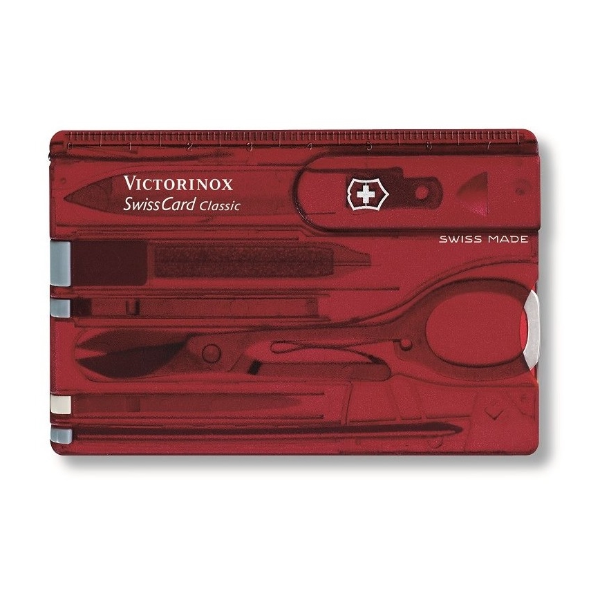 Victorinox - Мултифункционален комплект 10 функции червен