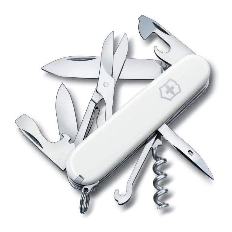 Victorinox - Мултифункционално джобно ножче 9,1 cм/14 функции бяло