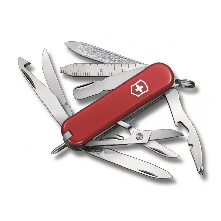 Victorinox - Мултифункционално джобно ножче MINICHAMP 5,8 см/18 функции червен