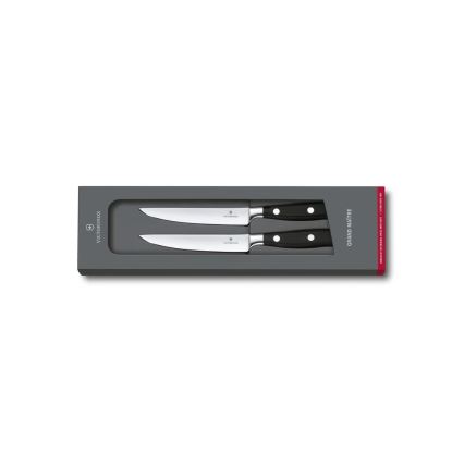 Victorinox - Комплект ножове за стек GRAND MAITRE, 12 см, 2 бр., черни