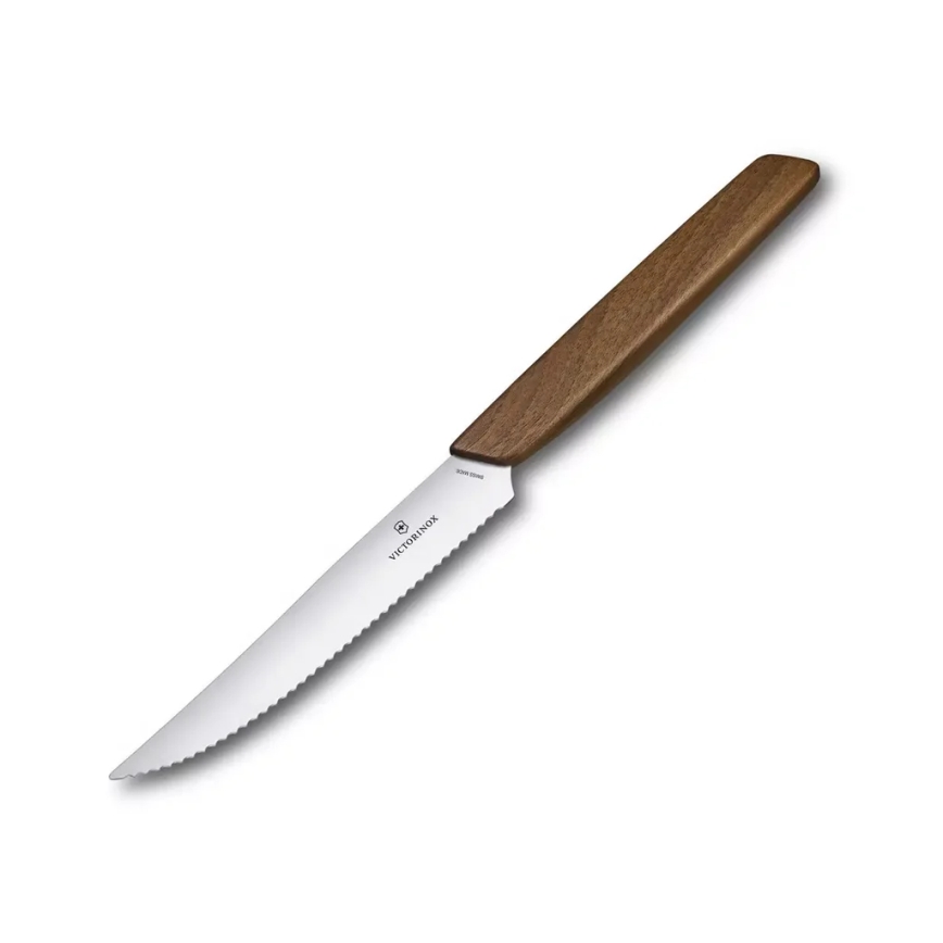 Victorinox - Комплект от 2 ножа за стейк SWISS MODERN, 12 cm, орех