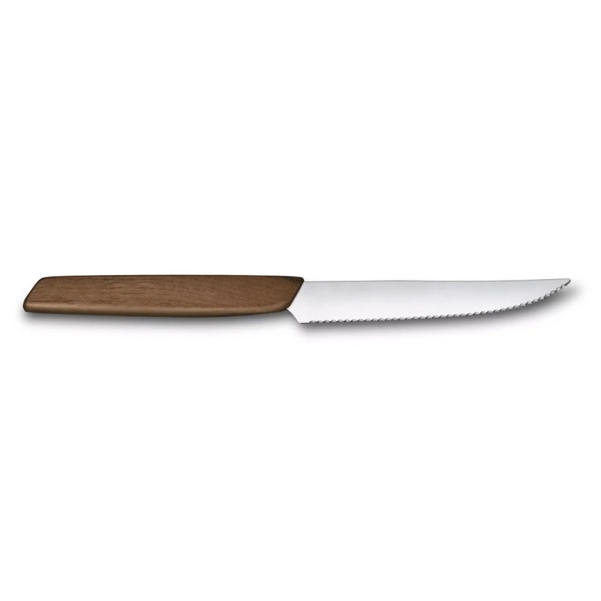 Victorinox - Комплект от 2 ножа за стейк SWISS MODERN, 12 cm, орех