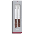 Victorinox - Комплект от 2 стейк ножа WOOD 14 см, клен