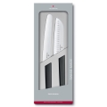 Victorinox - Комплект от 2 кухненски ножа SWISS MODERN, черен