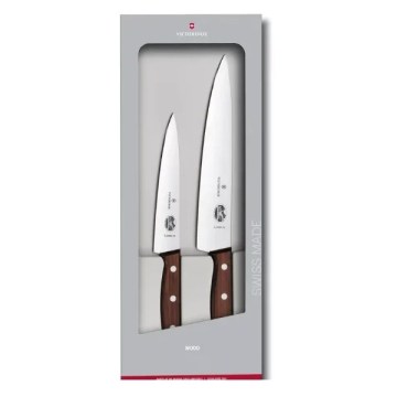 Victorinox - Комплект от 2 кухненски ножа WOOD, клен