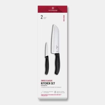 Victorinox - Комплект кухненски ножове SWISS CLASSIC, 2 бр., черен