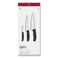 Victorinox - Комплект кухненски ножове SWISS CLASSIC, 3 бр., черен