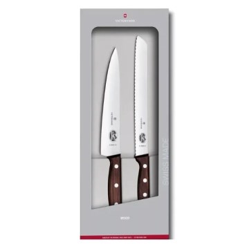 Victorinox - Комплект кухненски ножове WOOD, 2 бр., клен