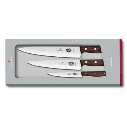 Victorinox - Комплект кухненски ножове WOOD, 3 бр., клен