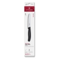 Victorinox - Комплект кухненски ножове за зеленчуци SWISS CLASSIC 11 см 6 бр. черен