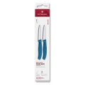 Victorinox - Комплект кухненски ножове за зеленчуци SWISS CLASSIC 8 см, 2 бр., син