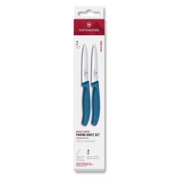 Victorinox - Комплект кухненски ножове за зеленчуци SWISS CLASSIC 10 cm 2 бр. син