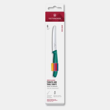 Victorinox - Комплект кухненски ножове за зеленчуци SWISS CLASSIC, 11 см, 6 бр., многоцветен