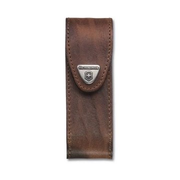 Victorinox - Кожена калъфка за джобен нож 11,1 см кафяв