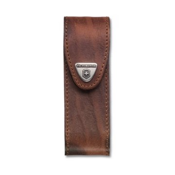 Victorinox - Кожена калъфка за джобен нож 11,1 см кафяв